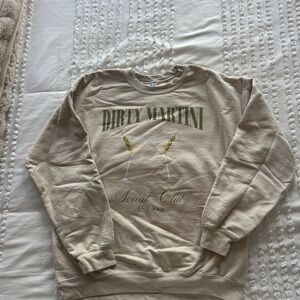 Large Beige Dirty Martini Sweatshirt